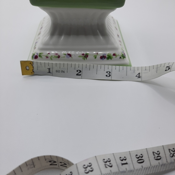 Laura Ashley Ceramic Floral Painted Flower Vase - Picture 10 of 10